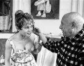 Брижит Бардо в гостях у Пабло Пикассо, 1956 год