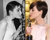 Знаменитости целующие "Оскар"