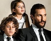 Мэттью МакКонахи с детьми в новой рекламной кампании Dolce & Gabbana