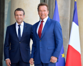 Арнольд Шварцнеггер встретился с президентом Франции