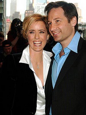 Дэвид Духовны и его жена Тео Леони