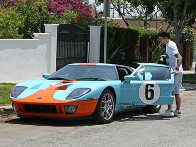 Джон Майер (John Mayer) и его Ford GT.