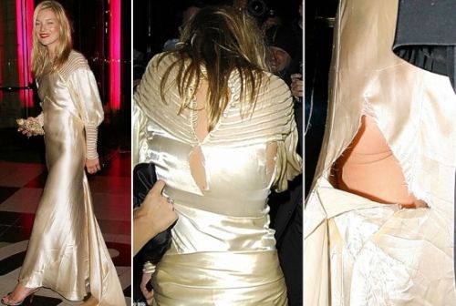 Кейт Мосс в винтажном платье 1930-х гг.