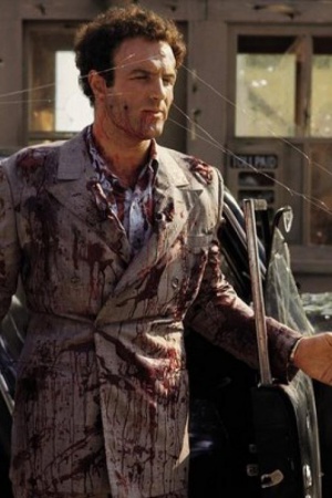 "Крестный отец I". Пулевые ранения на леске.