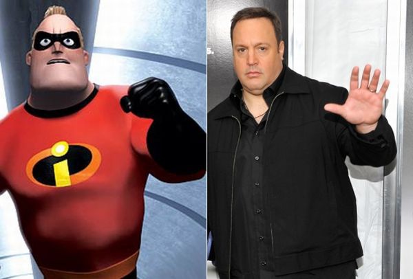 Mr. Incredible и Кевин Джеймс