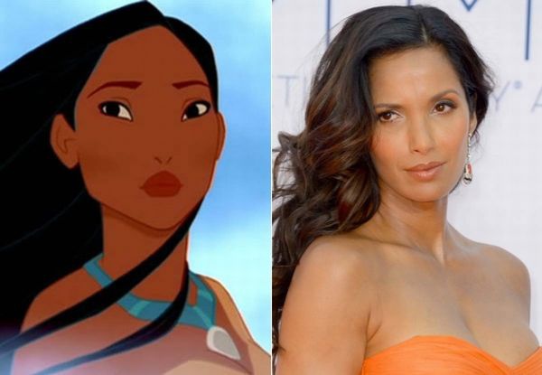 Пакахонтас и Падма Лакшми