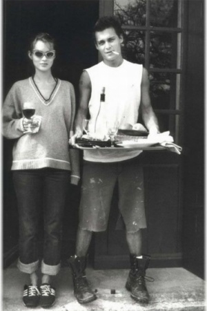 Скандальная пара: Кейт Мосс и Джонни Депп