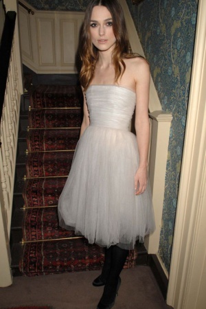 2008 год, Кира Найтли на вечеринке BAFTA