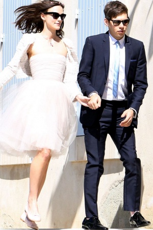 Свадебное фото Киры Найтли