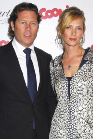 Ума Турман с бывшей любовью