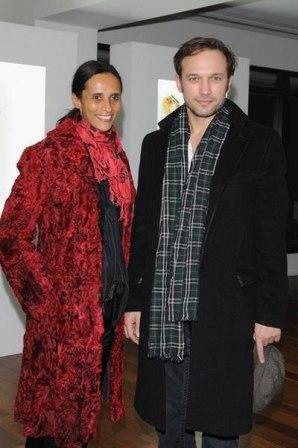 Актер Венсан Перес. Женат на модели Карин Силла