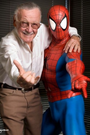 Стен Ли со Спайдерменом