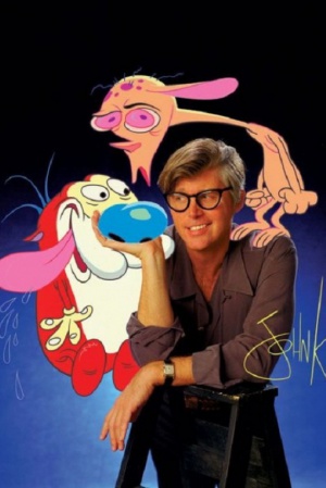 Джон Крисфалуси с Реном и Стимпи