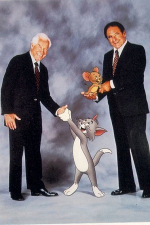 Уильям Ханна и Джозеф Барбара с Томом и Джерри