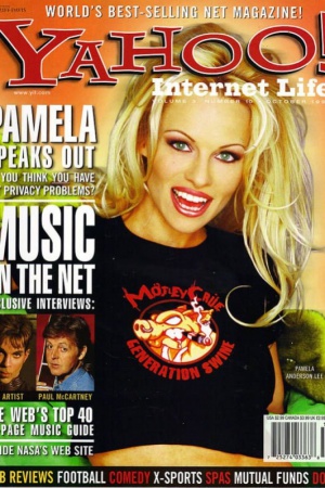 Памела — богиня Интернета. Обложка журнала Yahoo!, октябрь 1997 Памела — богиня Интернета. Обложка журнала Yahoo!, октябрь 1997