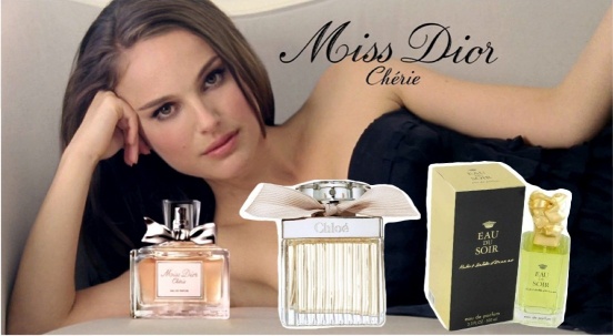 Натали Портман: Eau du Soir Sisley, Miss Dior Cherie Christian Dior, Chloe.