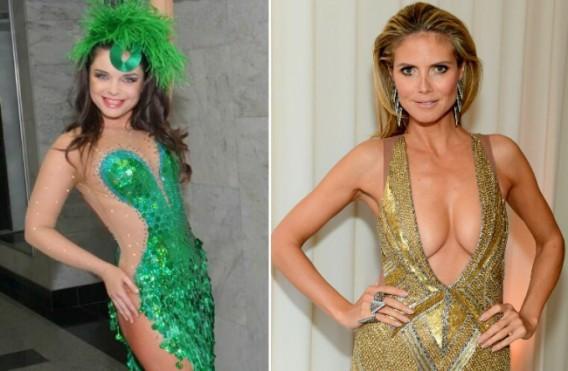 Наташа Королева и Хайди Клум, 40 лет