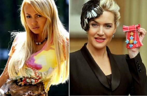 Яна Рудковская и Кейт Уинслет, 38 лет