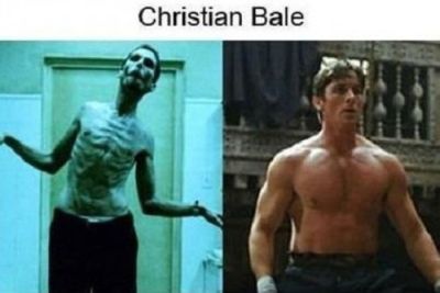 Рекордсменом по трансформации тела можно смело назвать Кристиана Бейла