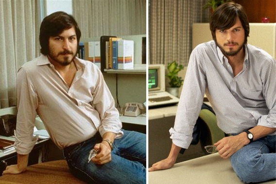 Стив Джобс и Эштон Катчер в фильме "Джобс: Империя соблазна"