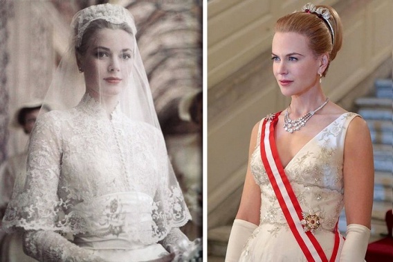 Грэйс Келли и Николь Кидман в фильме "Принцесса Монако"