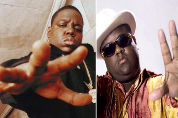 Рэпер Notorious B.I.G. и Джамал Вулард в фильме "Ноториус"