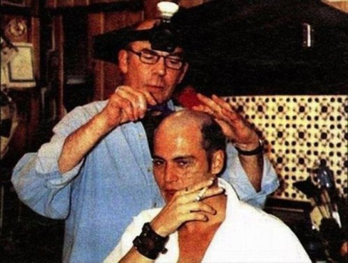 Страх и ненависть в Лас-Вегасе (1998) Хантер Стоктон Томпсон (автор романа "Страх и отвращение в Лас-Вегасе") и Джонни Депп Страх и ненависть в Лас-Вегасе (1998) Хантер Стоктон Томпсон (автор романа "Страх и отвращение в Лас-Вегасе") и Джонни Депп