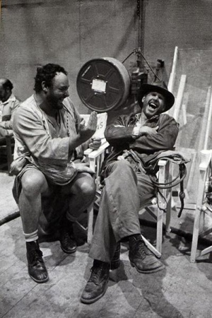 Джон Рис-Дэвис и Харрисон Форд Джон Рис-Дэвис и Харрисон Форд