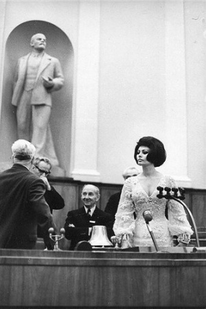 Софи Лорен в Кремлёвском дворце