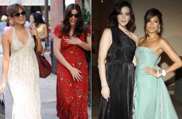 Лив Тайлер и Ева Мендес