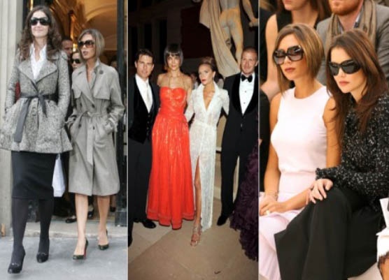 Кэтти Холмс и Виктория Бэкхем