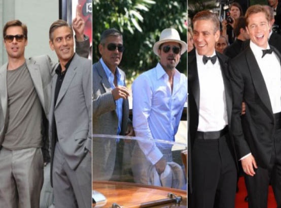 Брэд Питт и Джордж Клуни