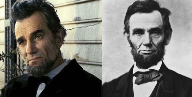Дэниэл Дэй Льюис и Авраам Линкольн. "Линкольн". Дэниэл Дэй Льюис и Авраам Линкольн. "Линкольн".