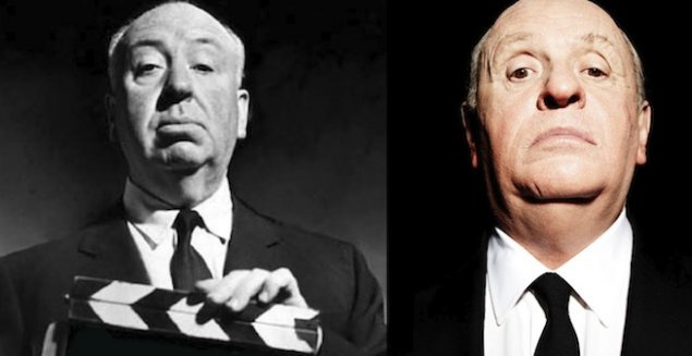 Альфред Хичкок и Энтони Хопкинс. "Хичкок". Альфред Хичкок и Энтони Хопкинс. "Хичкок".