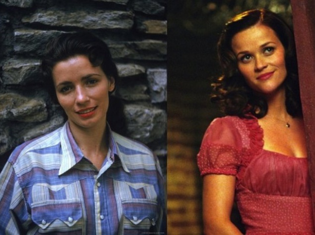 Риз Уизерспун и Джун Картер. "Переступить черту". Риз Уизерспун и Джун Картер. "Переступить черту".