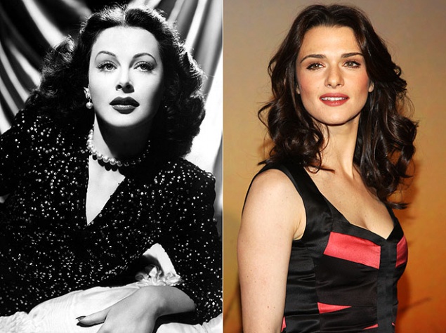 Рейчел в роли Хэди. Ничего удивительного в том, что британская актриса, получившая образование в Кэмбридже и известная своим умом и красотой, блистает в роли звезды сороковых Хеди Ламмар, ставшей известной благодаря фильму "Самсон и Далила", а также сдела