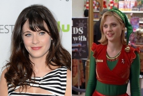 Зои Дешанель В фильме "Эльф" Зои Дешанель В фильме "Эльф"