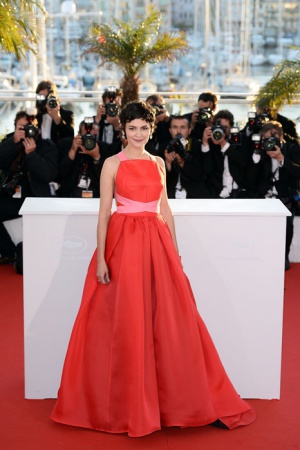 Одри Тоту в платье от Валентино, 2013 год