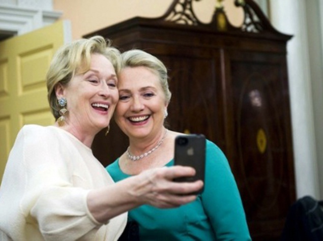 Мерил Стрип и Хиллари Клинтон