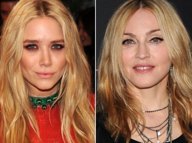 Мэри-Кейт Олсен и Мадонна Мэри-Кейт Олсен и Мадонна