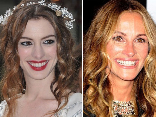 Энн Хэтэуэй и Джулия Робертс Энн Хэтэуэй и Джулия Робертс