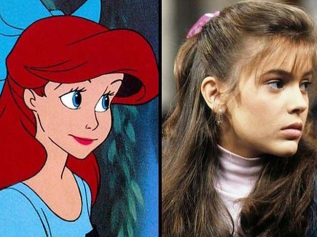 За основу лица Ариэль — портрет Алиссы Милано. За основу лица Ариэль — портрет Алиссы Милано.