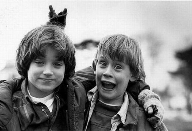 Элайджа Вуд и Маколей Калкин, 1993.