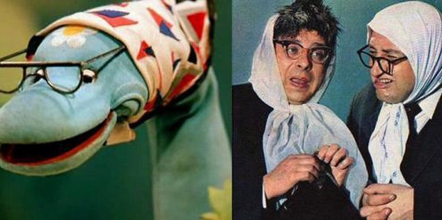 "Бабушка удава", 1977 год. Бабушка — Борис Владимиров (Авдотья Никитична).