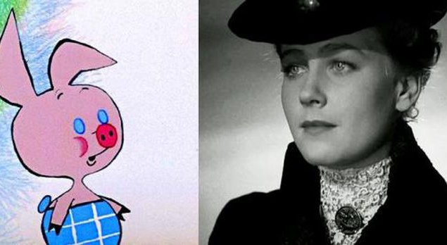 "Винни-Пух" , 1969 год. Пятачок – Ия Саввина.