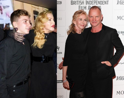 Крестные родители сына Мадонны Рокко Ричи являются Стинг и его жена Труди Стайлер.