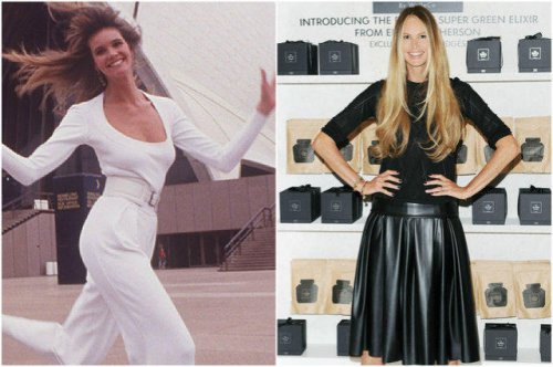 Эль Макферсон в 1985 году и сейчас