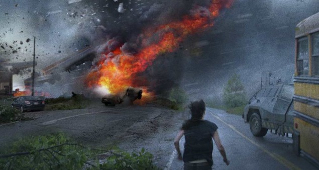 Триллер "Навстречу шторму". Невероятное нашествие смерчей практически полностью уничтожает небольшой город  Сильверстоун. Его жители столкнулись со страшной стихией, и при этом метеорологи говорят, что худшее еще впереди… Большинство ищут убежища, в то вр Триллер "Навстречу шторму". Невероятное нашествие смерчей практически полностью уничтожает небольшой город  Сильверстоун. Его жители столкнулись со страшной стихией, и при этом метеорологи говорят, что худшее еще впереди… Большинство ищут убежища, в то вр