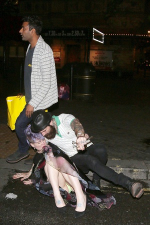 Келли Осборн после вечеринки