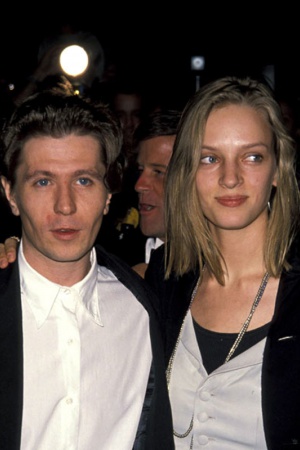 Ума Турман и Гэри Олдман - 2 года в браке, развелись, когда Уме было 22